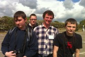 Dave Miller and Students at the Saltmarsh, Gibraltar Point