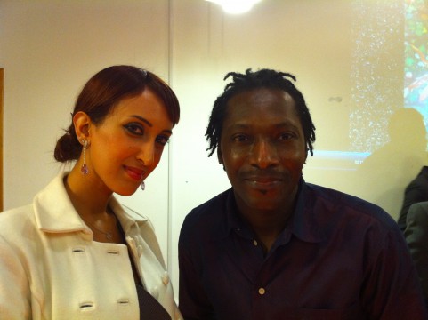 Princess Nauf and artist Mbeng Pouka