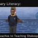Approaches to teaching Shakespeare